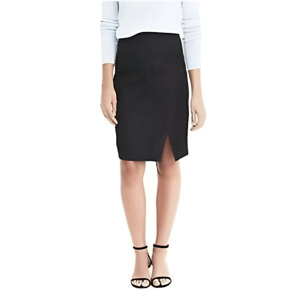 NWT Samuel Dong Black Water-Resistant Outdoor Minimalist Pencil Dress Skirt M